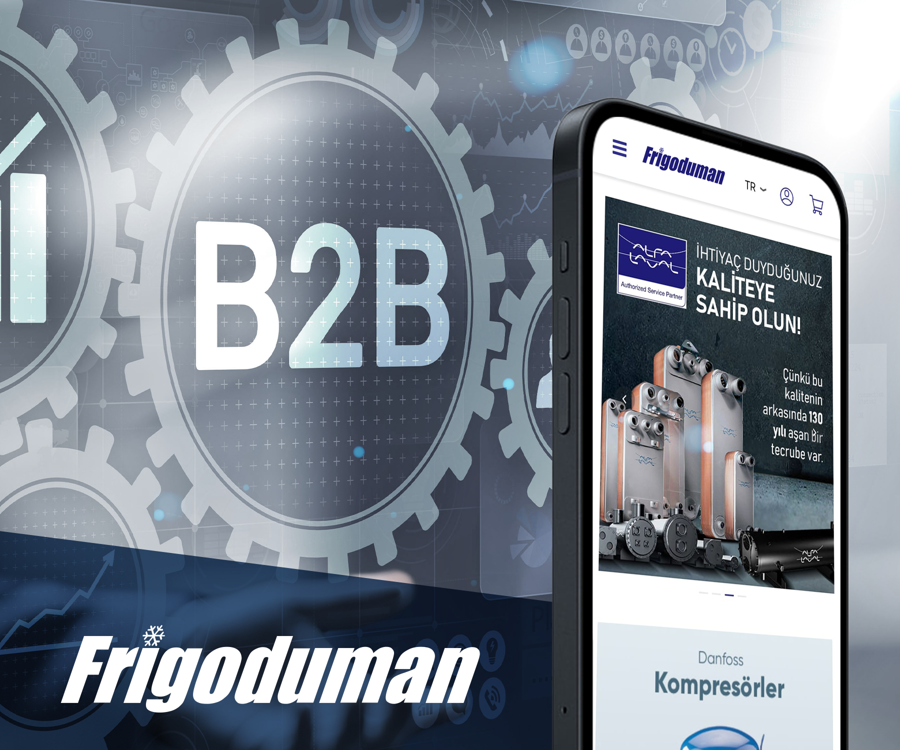 Frigoduman B2B Platformu, e-Ticaret Web Sitesine Entegre Oldu
